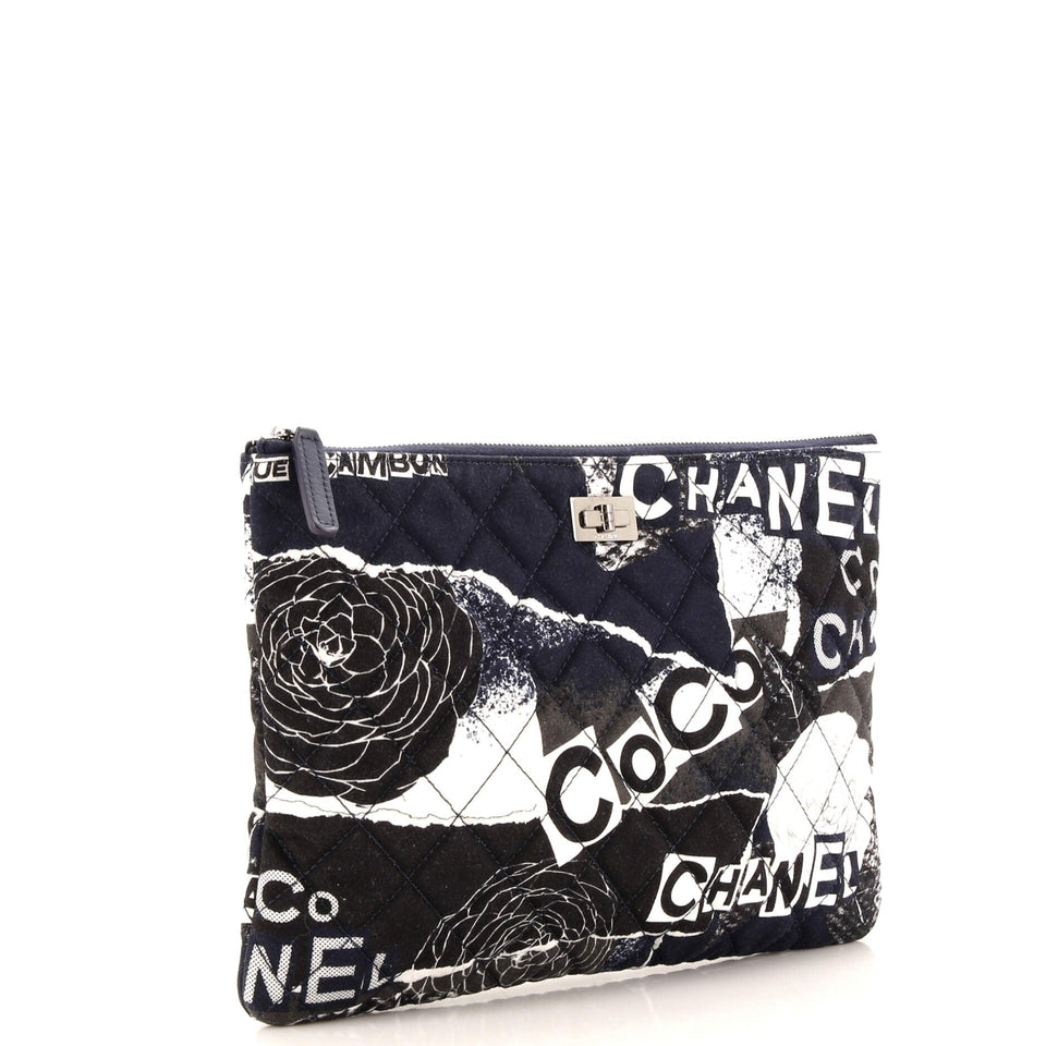 Reissue 2.55 O Case Pouch Quilted Printed Jersey Medium