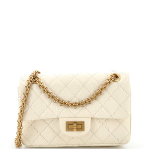 Reissue 2.55 Flap Bag Quilted Aged Calfskin Mini
