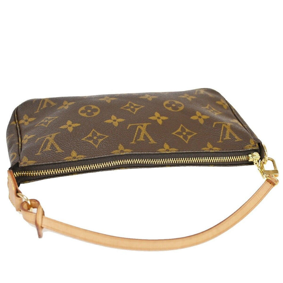 Louis Vuitton Pochette Accessoires  Canvas Clutch Bag