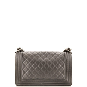 Boy Flap Bag Quilted Lambskin Old Medium