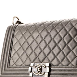 Boy Flap Bag Quilted Lambskin Old Medium