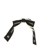 Bow Hair Tie Printed Silk