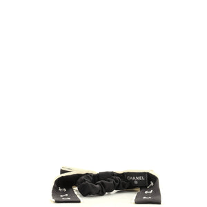 Bow Hair Tie Printed Silk