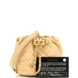 About Pearls Bucket Bag Quilted Calfskin Mini