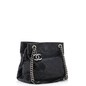 Simply CC Tote Quilted Caviar Small