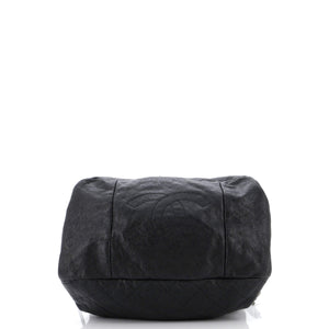 Simply CC Tote Quilted Caviar Small