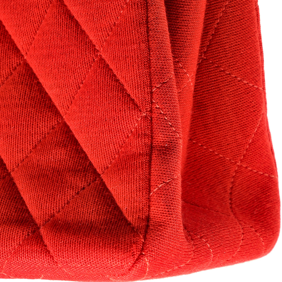 Classic Double Flap Bag Quilted Jersey Medium