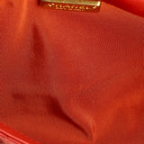 Rock The Corner Flap Clutch on Chain Chevron Calfskin
