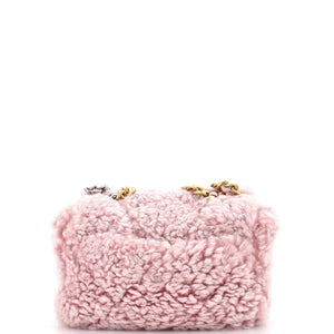 19 Flap Bag Shearling Medium