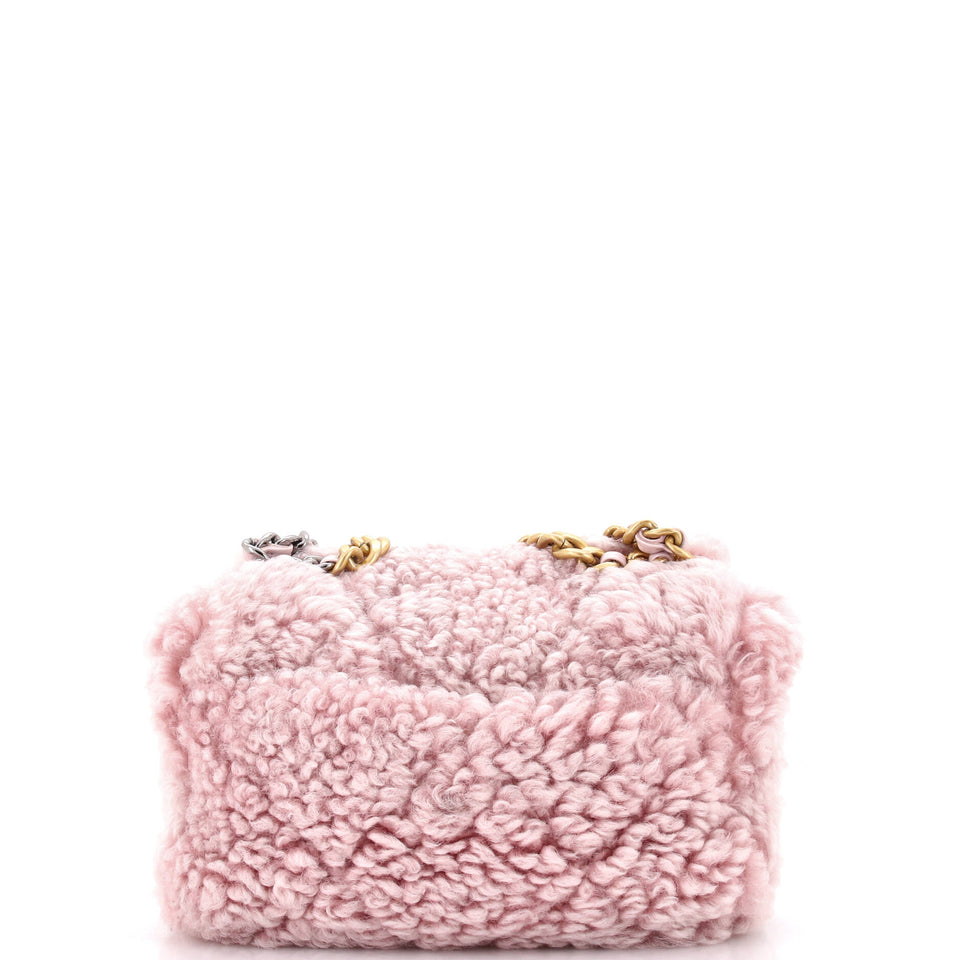 19 Flap Bag Shearling Medium