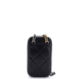 19 Phone Holder Crossbody Bag Quilted Lambskin