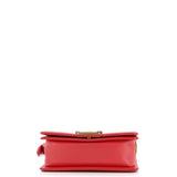 Boy Flap Bag Quilted Caviar Small