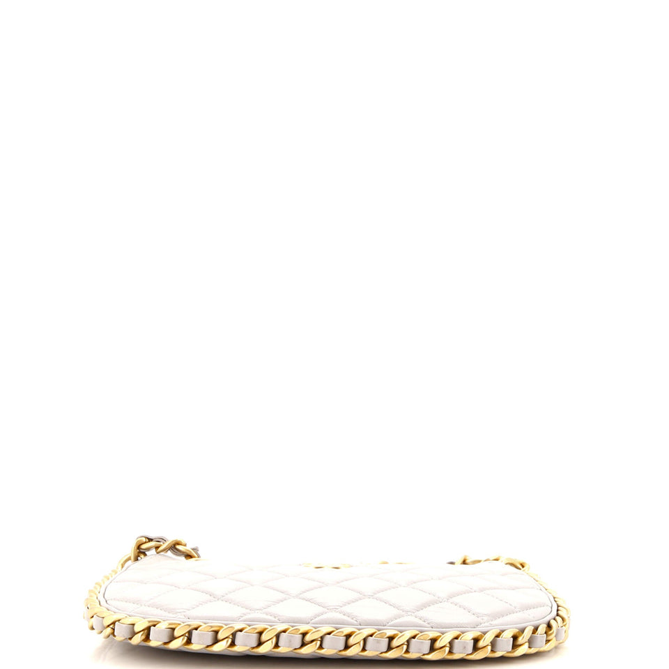 CC Chain Around Hobo Quilted Lambskin