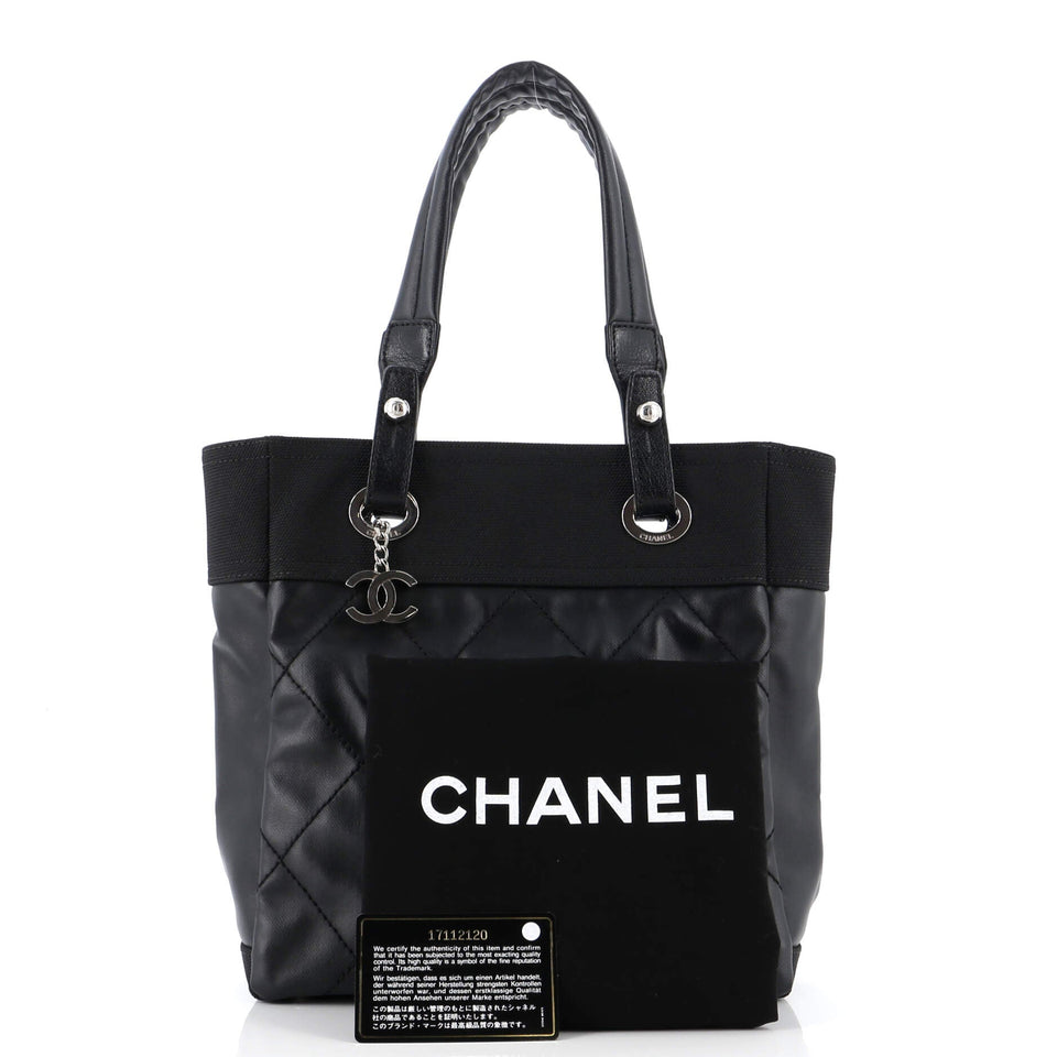 Biarritz Tote Quilted Coated Canvas Small