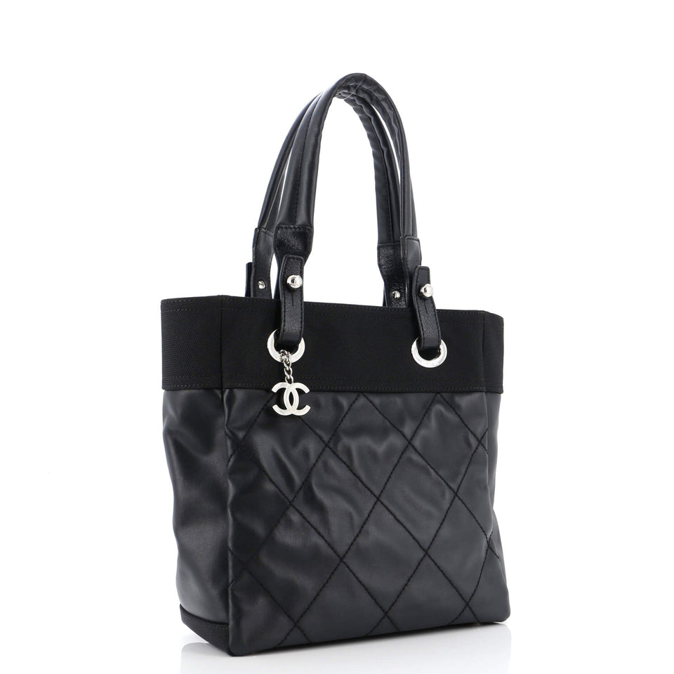 Biarritz Tote Quilted Coated Canvas Small