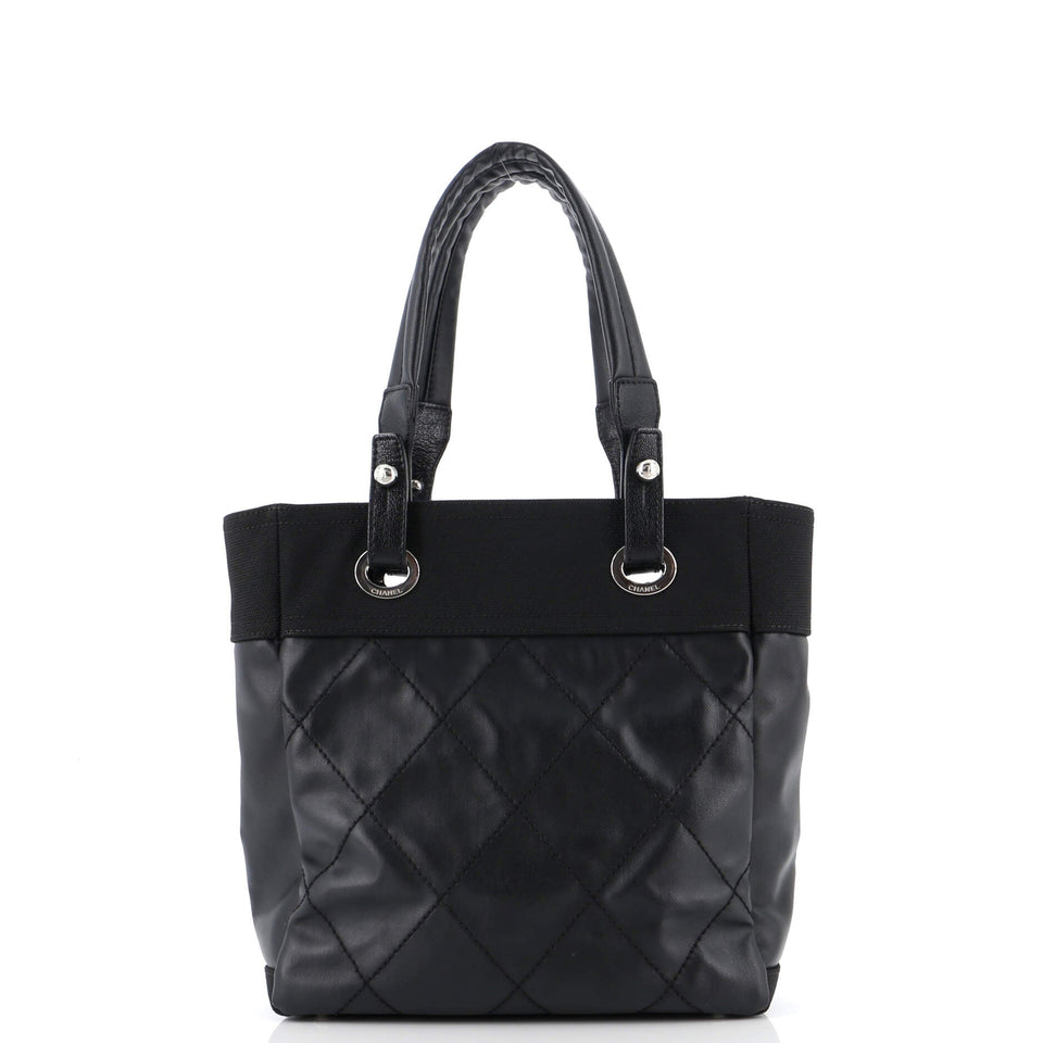 Biarritz Tote Quilted Coated Canvas Small