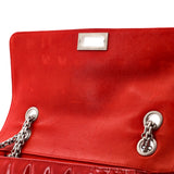 Vintage Chocolate Bar Reissue Flap Bag Quilted Patent