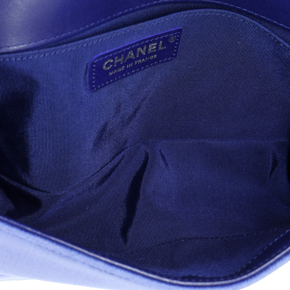 Boy Flap Bag Quilted Velvet Old Medium