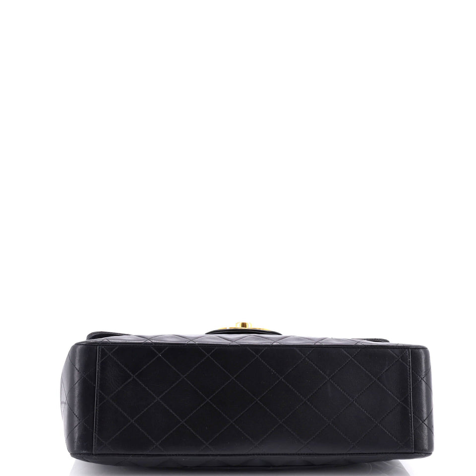 Vintage Classic Single Flap Bag Quilted Lambskin Maxi