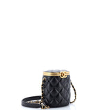 Crown Box Vanity Bag Quilted Lambskin Mini