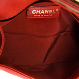 Braided Boy Flap Bag Chevron Caviar Small