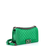 Boy Flap Bag Quilted Lambskin Old Medium