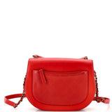 Coco Curve Flap Messenger Calfskin and Quilted Goatskin Small