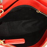 Coco Curve Flap Messenger Calfskin and Quilted Goatskin Small
