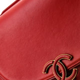 Coco Curve Flap Messenger Calfskin and Quilted Goatskin Small