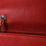 Coco Curve Flap Messenger Calfskin and Quilted Goatskin Small