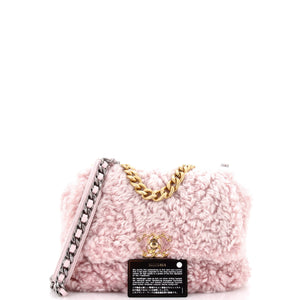 19 Flap Bag Shearling Medium