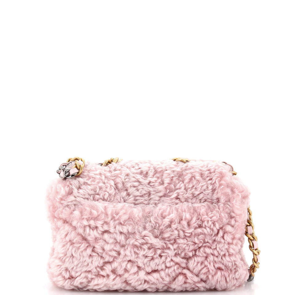 19 Flap Bag Shearling Medium