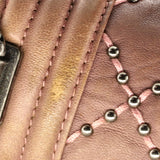 Boy Flap Bag Studded Quilted Distressed Calfskin Old Medium