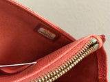 Golden Class Wallet on Chain Quilted Caviar