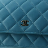 Wallet on Chain Quilted Lambskin