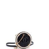 En Vogue Round Bag Crumpled Calfskin Small