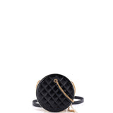 En Vogue Round Bag Crumpled Calfskin Small