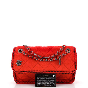 Paris-Salzburg Flap Bag Quilted Wool Small