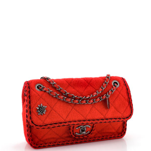 Paris-Salzburg Flap Bag Quilted Wool Small