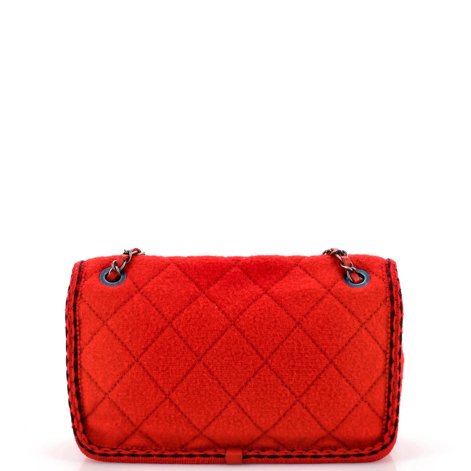 Paris-Salzburg Flap Bag Quilted Wool Small