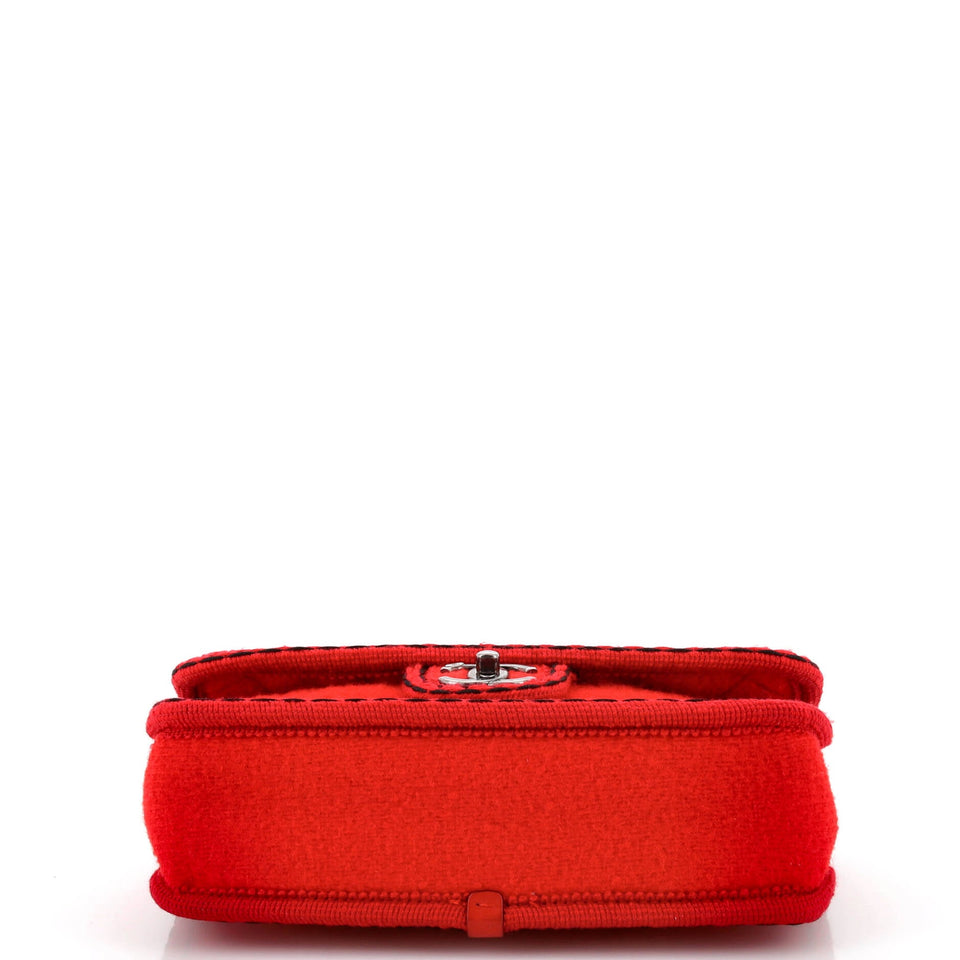 Paris-Salzburg Flap Bag Quilted Wool Small