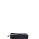 Trendy Chain CC Wallet on Chain Quilted Lambskin