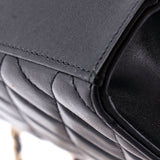 Trendy Chain CC Wallet on Chain Quilted Lambskin