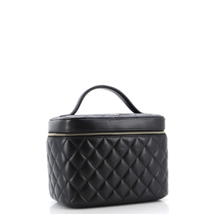 Cosmetic Case Quilted Lambskin Small