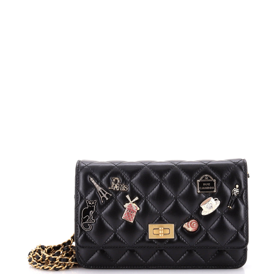 Lucky Charms Reissue 2.55 Wallet on Chain Quilted Calfskin