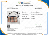 Crossbody Luxury Designer By Burberry  Size: Small