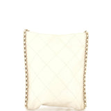 Flat Shopping Bag Quilted Calfskin Small