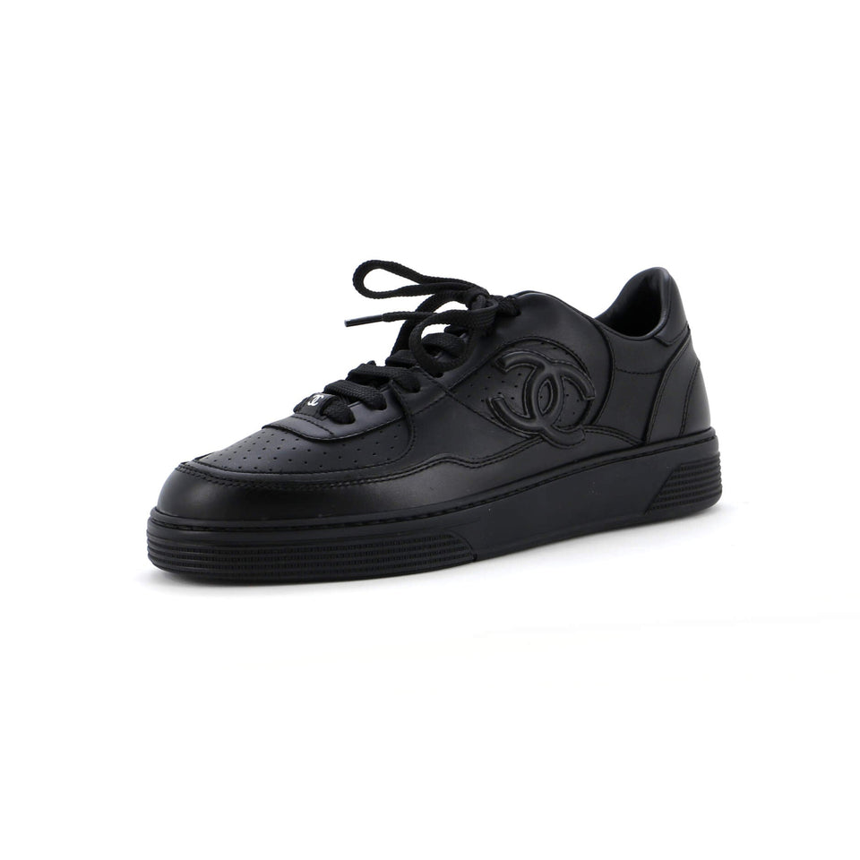 Women's CC Low-Top Sneakers Perforated Leather