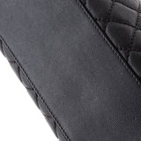 Coco Top Handle Bag Quilted Caviar with Lizard Medium