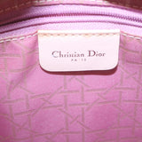 CHRISTIAN DIOR Canage Lady Dior 2Way Hand Shoulder Bag Nylon Pink  29353